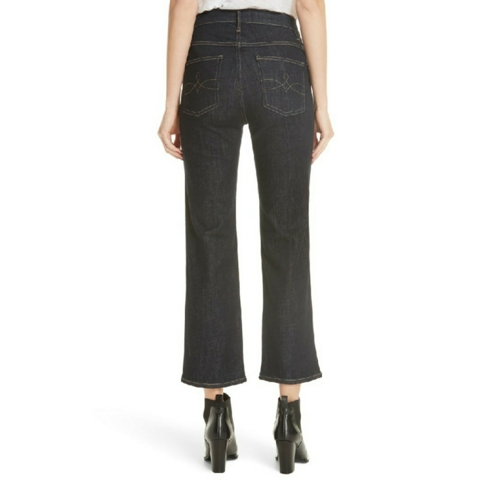 3x1 DENIM // joni wide leg cropped jeans in river - Picture 6 of 16